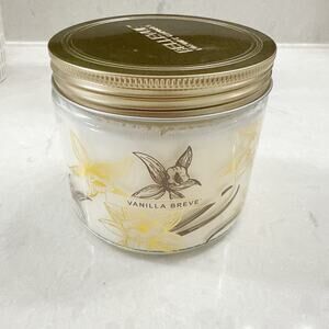 Bellevue Luxury Candle 12 oz Vanilla Breve Scented Two Wick New